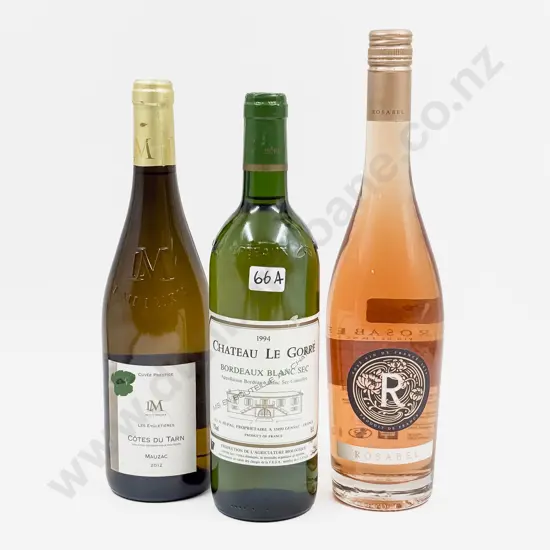 3 Bottles Assorted French Wines