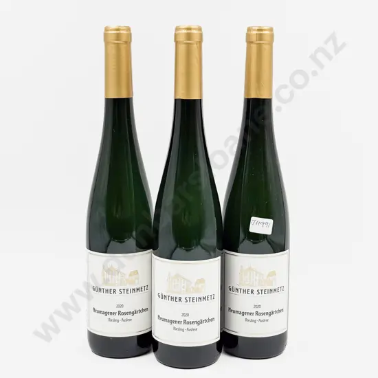 3 bottles German 2020 Gunther Steinmetz Neumagener Rosengartchen Mosel Riesling Auslese