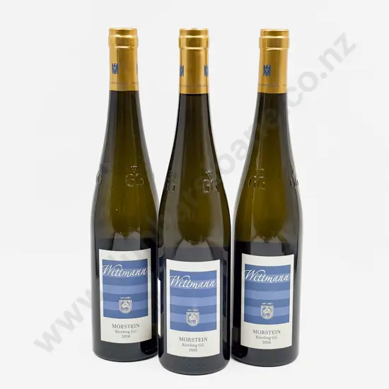 3 bottles German 2016 Weingut Wittmann Westhofen “MORSTEIN” Rheinhessen Riesling “GG”