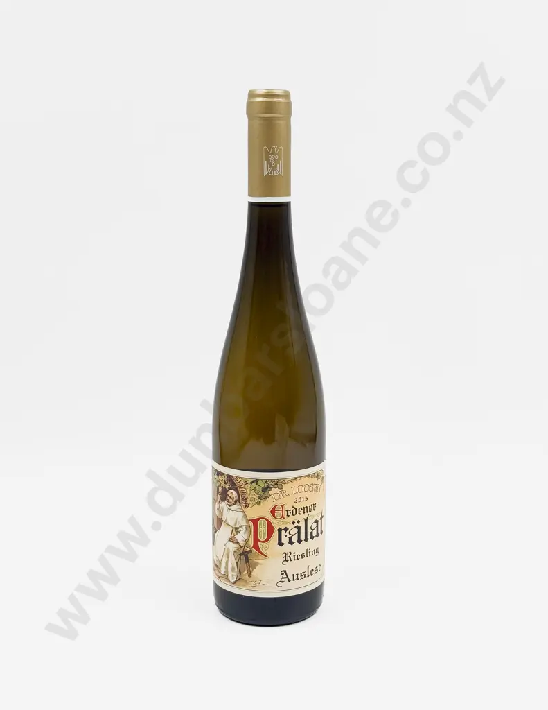 1 bottle German 2015 Dr Loosen “ERDENER PRALAT” Riesling Auslese LONG GOLD KAP Image 1++