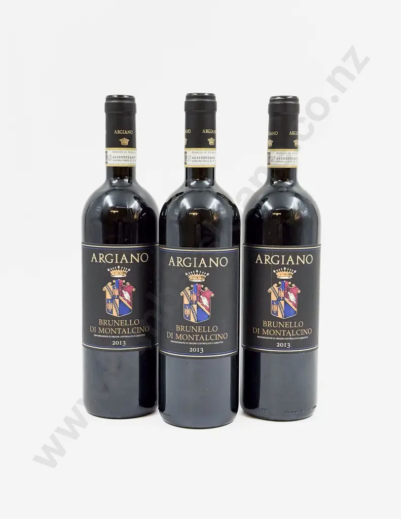 3 Bottles Italian 2013 Argiano Brunello Di Montalcino Image 1++