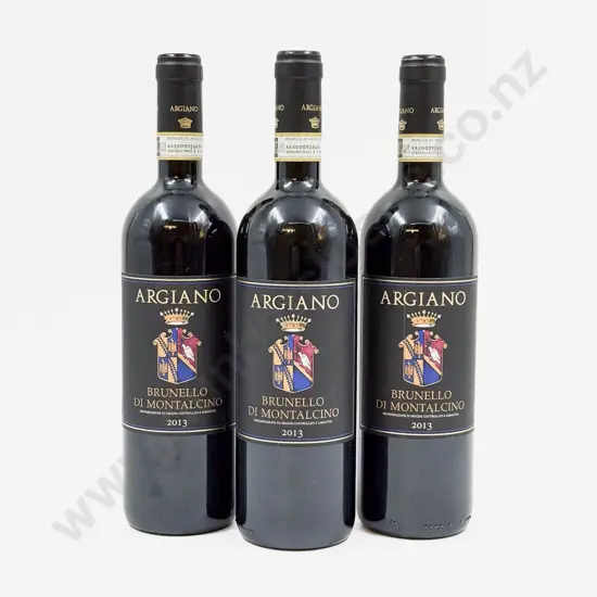 3 Bottles Italian 2013 Argiano Brunello Di Montalcino