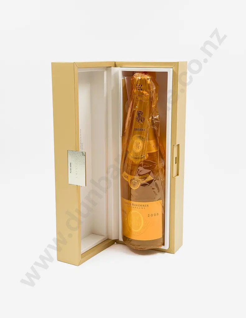 1 bottle 2008 Louis Roederer Champagne “CRISTAL” (presentation boxed) Image 1++