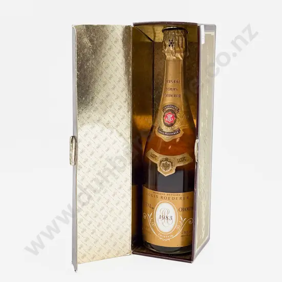 1 bottle 1983 Louis Roederer Champagne “CRISTAL” (boxed)