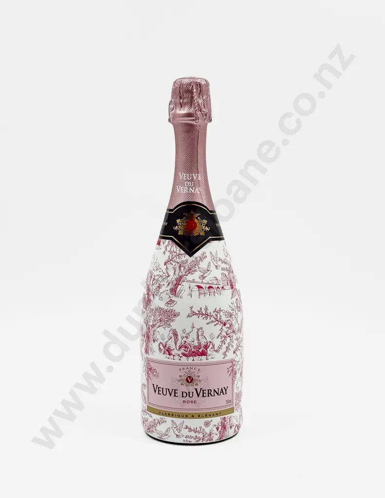 1 bottle Veuve du Vernay “ROSE” Champagne Limited Edition Commemorative Bottling Image 1++