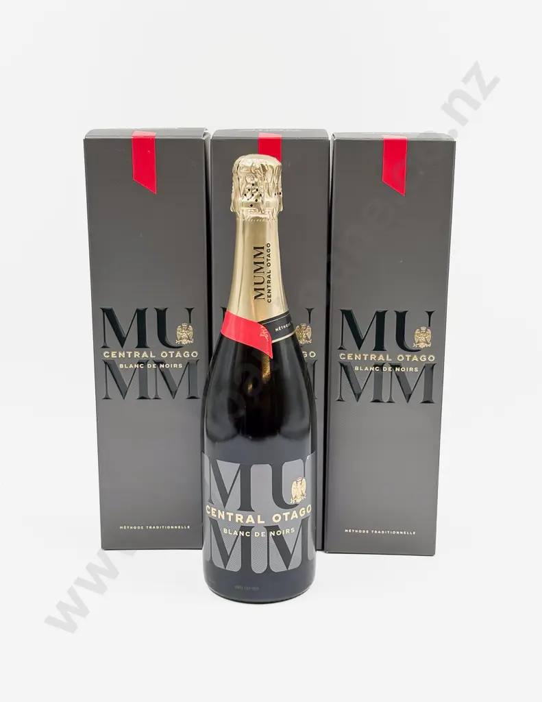 3 bottles NZ MUMM Central Otago Blanc de Noirs (presentation boxed) Image 1++