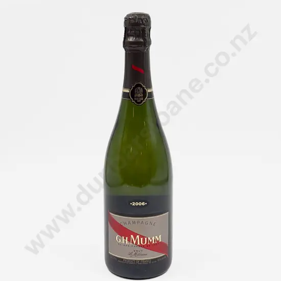 1 Bottle French 2006 G H Mumm Champagne