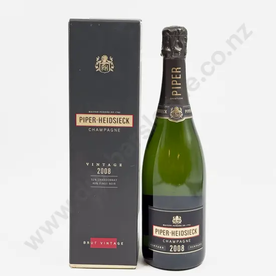 1 Bottle French 2008 Piper-Heidsieck Champagne (boxed)