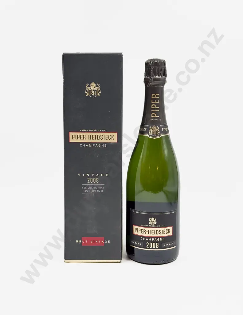1 Bottle French 2008 Piper-Heidsieck Champagne (boxed) Image 1++