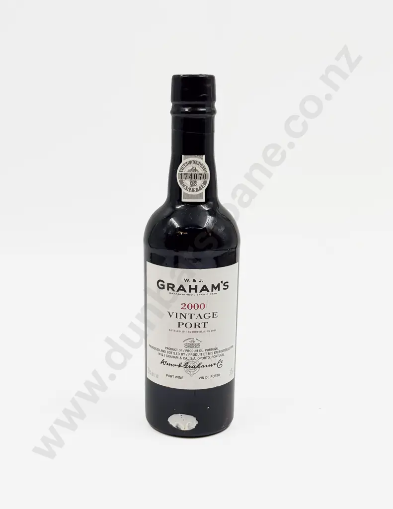 1 Bottle Portuguese 2000 W & J Graham's Vintage Port 375ml Image 1++