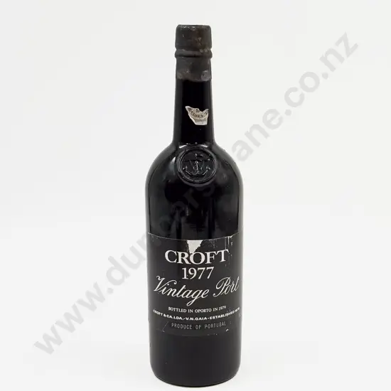 1 Bottle Croft 1977 Vintage Port 750ml