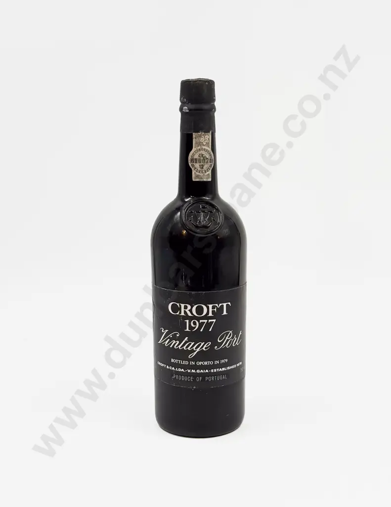 1 Bottle Croft 1977 Vintage Port 750ml Image 1++