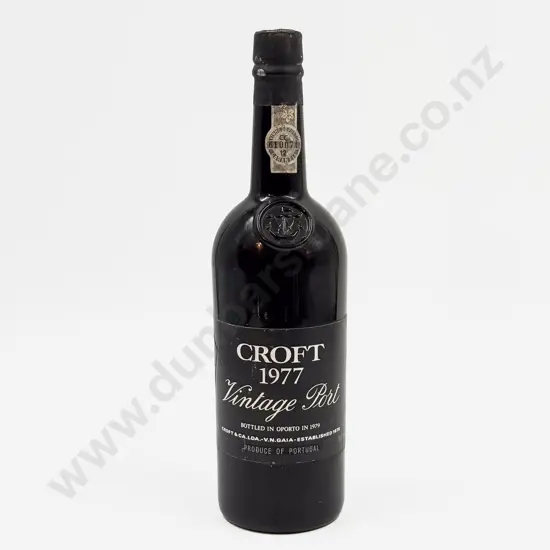 1 Bottle Croft 1977 Vintage Port 750ml