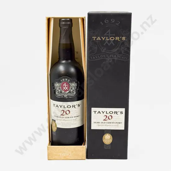 1 Bottle Taylors 20 Year Old Tawny Port 750ml (presentation boxed)