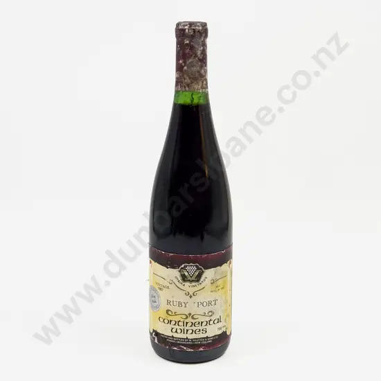 1 Bottle Vintage 1987 Continental Wines Ruby Port