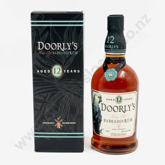 1 Bottle Doorly's Fine Old Barbados Rum Aged 12 Years 700ml (boxed)