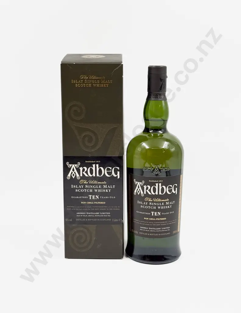 1 Bottle Ardberg Islay Single Malt Scotch Whisky 1l (boxed) Image 1++
