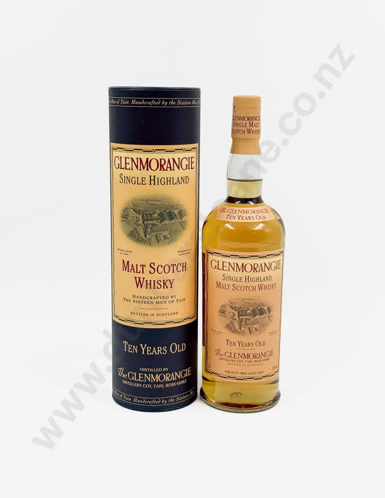 1 Bottle Glenmorangie Single Highland Malt Scotch Whisky 10 Years Old 1l (boxed) Image 1++