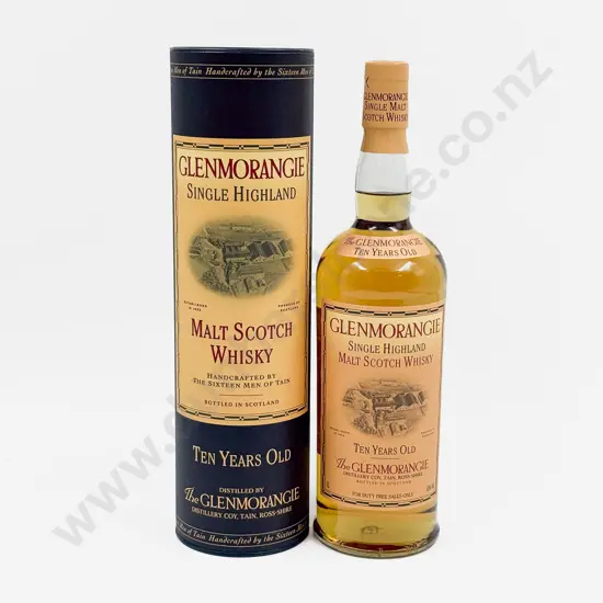1 Bottle Glenmorangie Single Highland Malt Scotch Whisky 10 Years Old 1l (boxed)