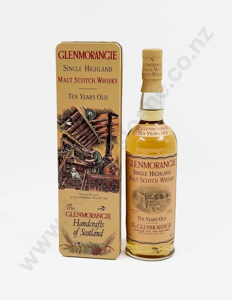 1 Bottle Glenmorangie Single Highland Malt Scotch Whisky 10 Years Old 700ml Image 1++