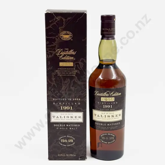 1 Bottle Talisker Single Malt Scotch Whisky The Distillers Edition 700ml (boxed)