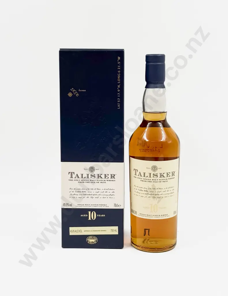 1 Bottle Talisker Single Malt Scotch Whisky From The Isle of Skye 700ml Image 1++