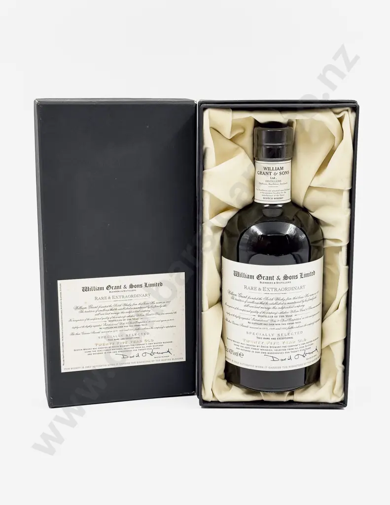 1 Bottle William Grant & Sons Ltd Rare & Extraordinary 25 year Old Scotch Whisky 750ml Image 1++