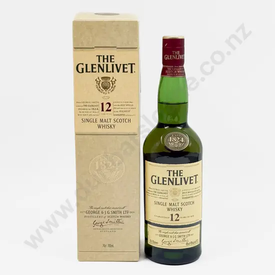 1 Bottle The Glenlivet 12 Years Single Malt Scotch Whisky 700ml (boxed)