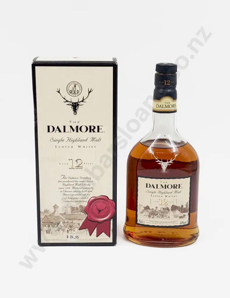 1 Bottle The Dalmore Single Highland Malt Scotch Whisky Aged 12 Years 700ml (boxed) Image 1++