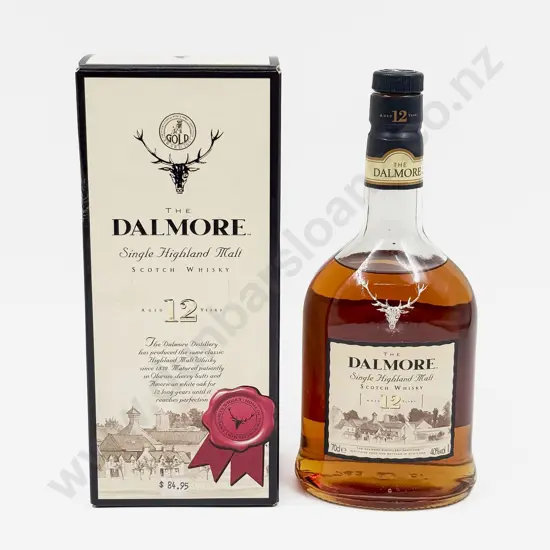 1 Bottle The Dalmore Single Highland Malt Scotch Whisky Aged 12 Years 700ml (boxed)