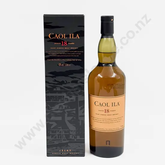 1 Bottle Caol Ila Islay single Malt Scotch Whisky Aged 18 Years 1l (boxed)