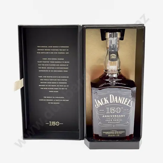 1 bottle Jack Daniels 150th ANNIVERSARY blend Tennessee Whiskey 1 litre 50%