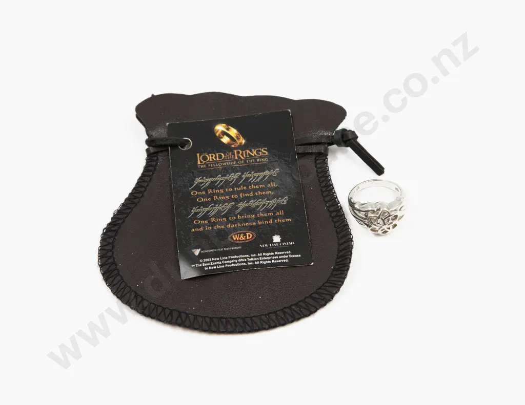 S/S Lord of the Rings Galadriels Nenya Ring of Power Ring Image 1++