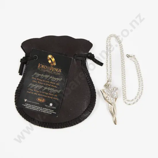 S/S Lord of the Rings Arwen Evenstar Pendant on Neck Chain