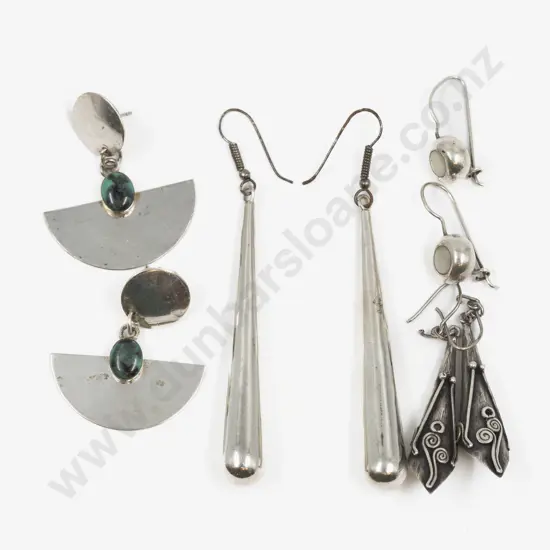 Four Pairs of S/S Earrings