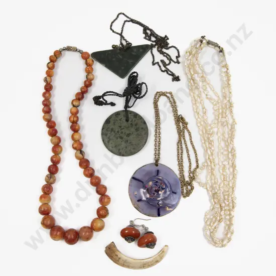 Multi Strand Fresh Water Pearl Necklace with Assorted Jewellery