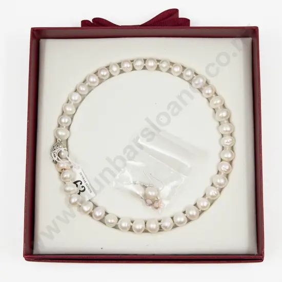 Single Strand Uniform Fresh Water Pearl Necklace