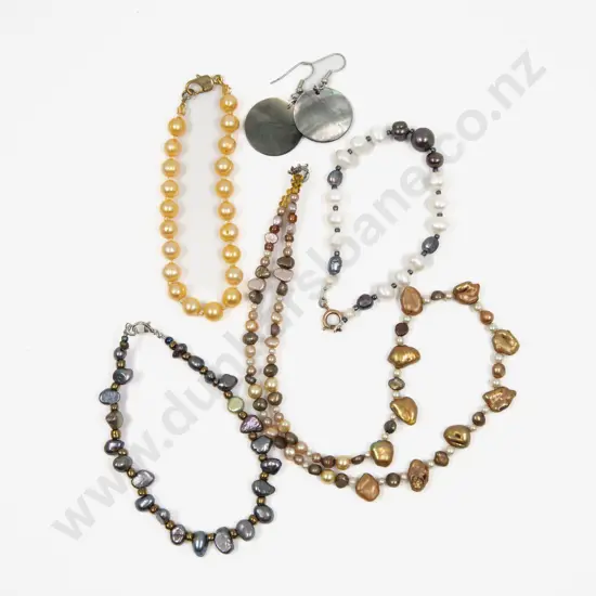 Collection of Assorted Fresh Water Pearl and Paua Jewellery