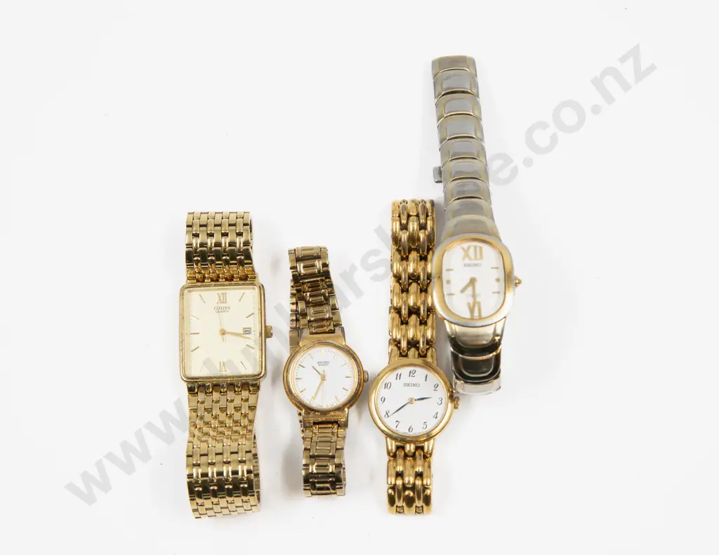 Four Assorted Ladies Wrist Watches Image 1++
