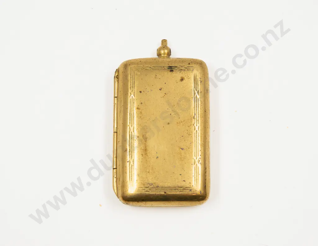 Gold Plated Double Sovereign Holder Image 1++