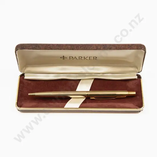 Parker Gold Plated Ballpoint Pen in Box