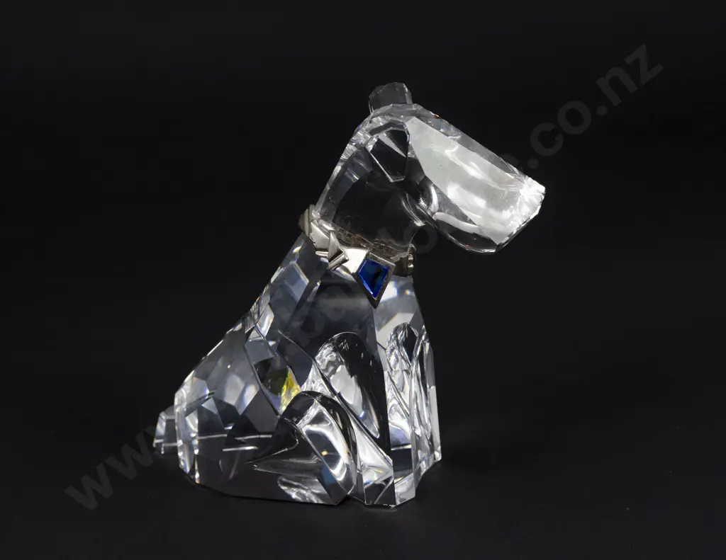 C2002 Boxed Swarovski Crystal 'Symbols' Dog Image 1++