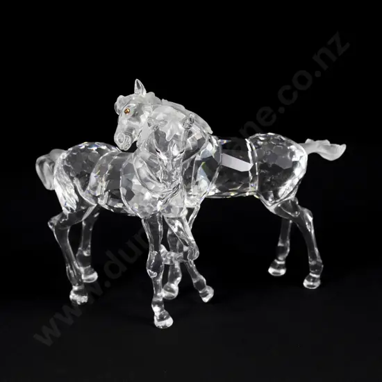 C2003 Boxed Swarovski Crystal 'Peaceful Countryside' Foals