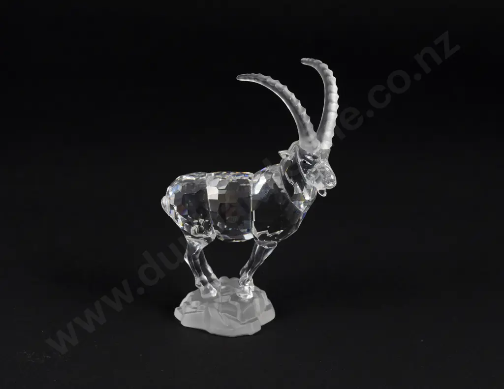 C2001 Boxed Swarovski Crystal 'Endangered Species' Ibex Image 1++