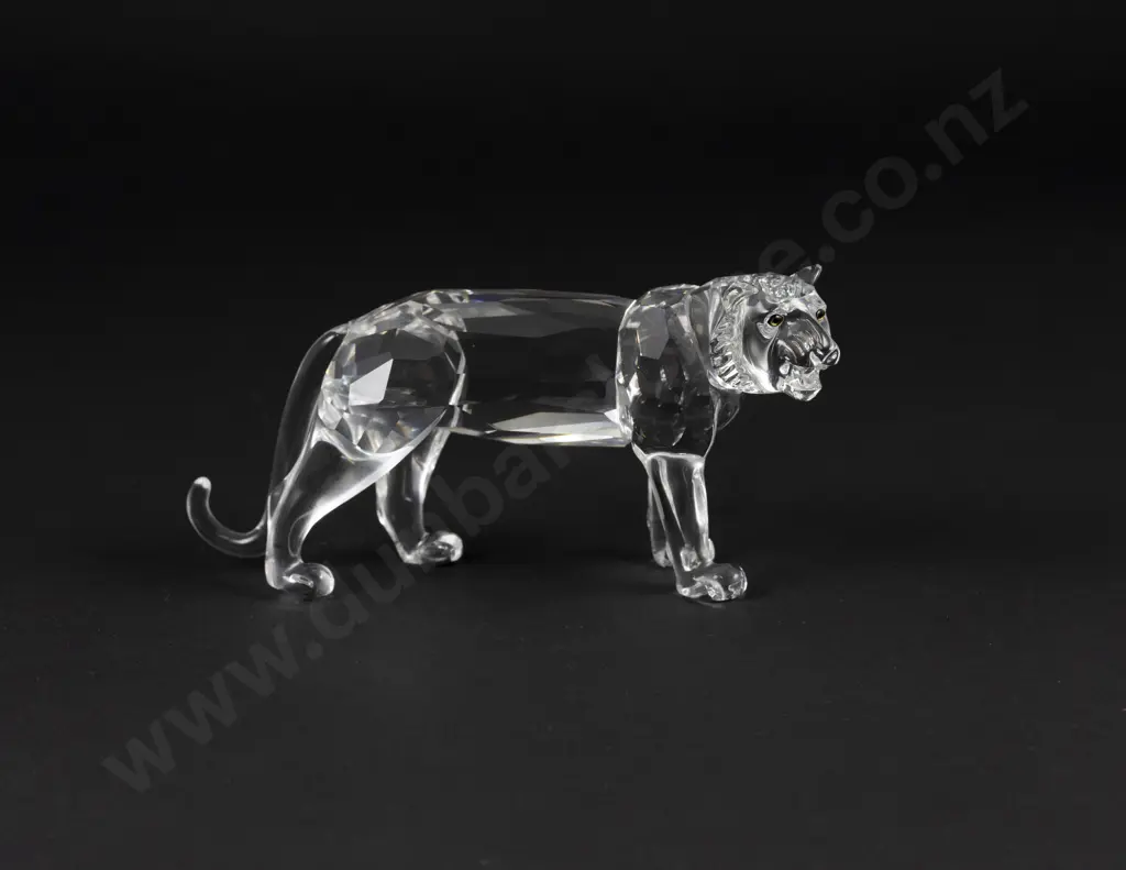 C2002 Boxed Swarovski Crystal 'Endangered Species' Tiger Image 1++