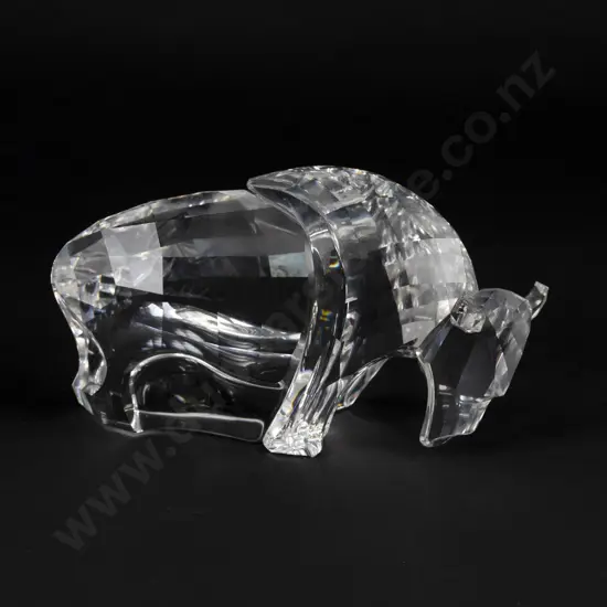 C2003 Boxed Swarovski Crystal 'Symbols' Buffalo