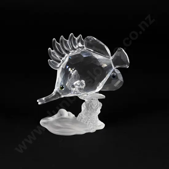 C2005 Boxed Swarovski Crystal 'Aquatic Worlds' Long Nose Butterfly Fish