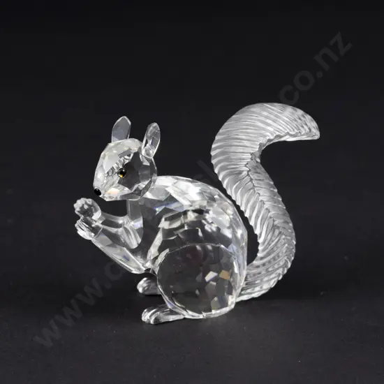 C1997 Boxed 'SCS Anniversary' Swarovski Crystal Squirrel
