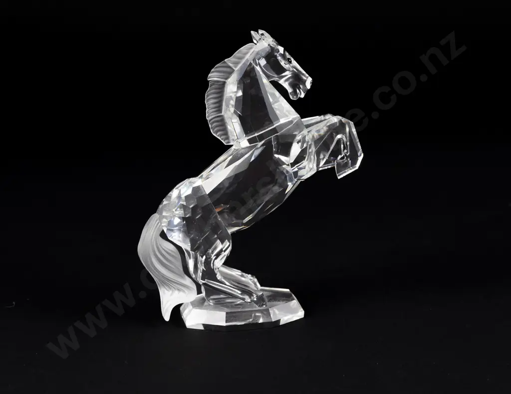 C1993 Boxed Swarovski Crystal 'Horse of Parade' Stallion Image 1++