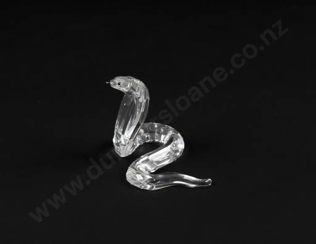C2000 Boxed Swarovski Crystal 'African Wildlife' Cobra Image 1++